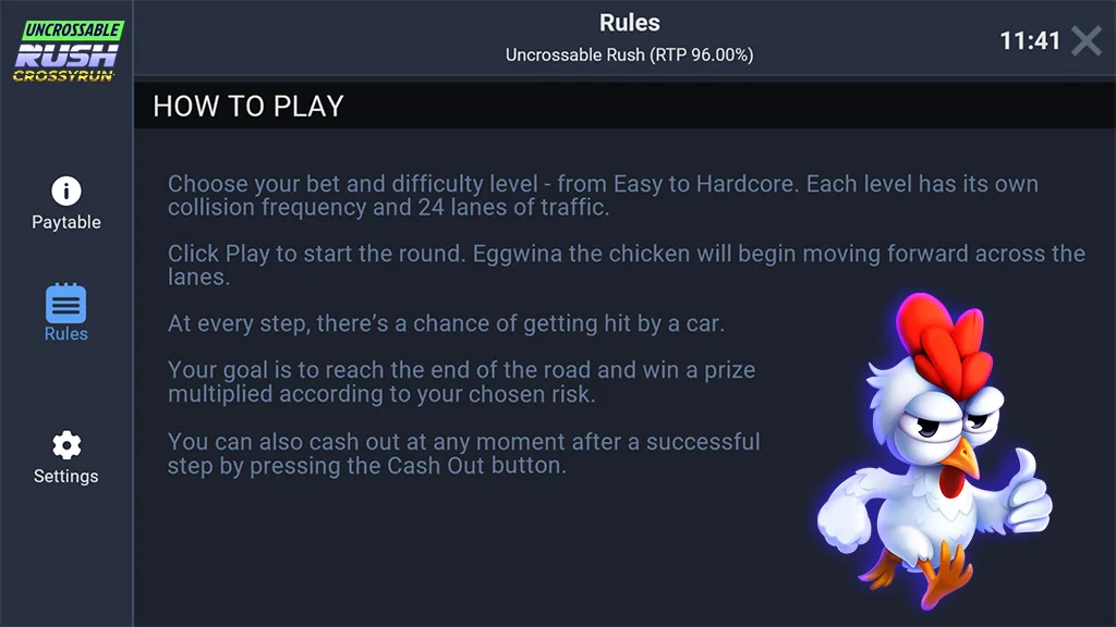 How to Play Uncrossable Rush Demo Mode How to Play Uncrossable Rush